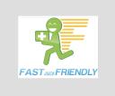 FAST AND FRIENDLY DELIVERY SERVICE logo